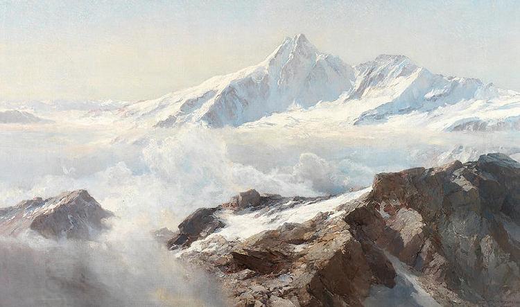 Edward Theodore Compton Grobglockner oil painting picture